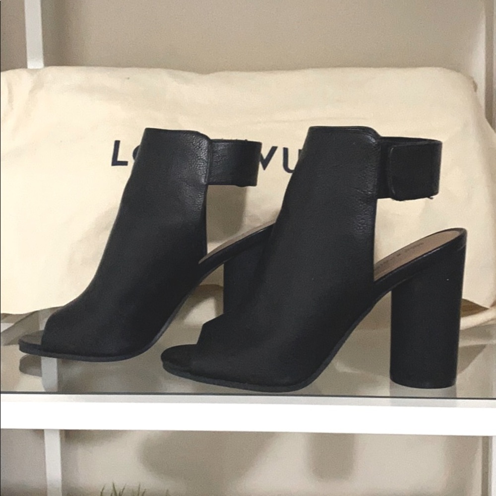 Call it sprint open toe heeled ankle booties